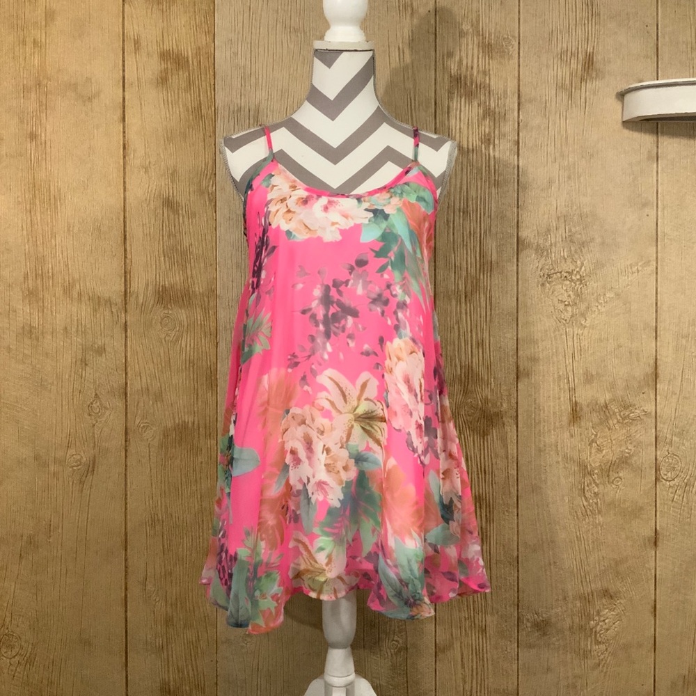 Tropical Barbie Bella Mini Dress